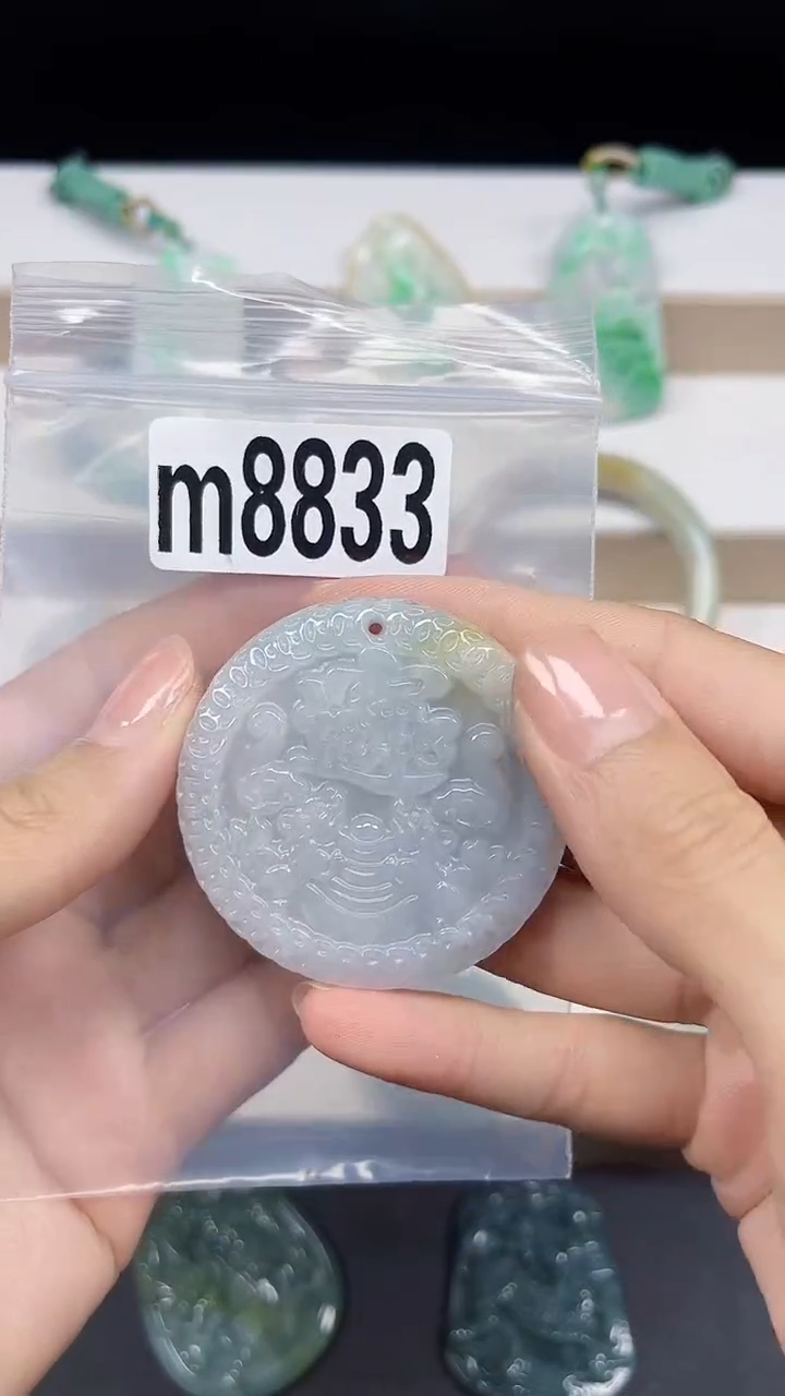 颈饰未镶嵌翡翠翡翠珠宝吊坠挂件