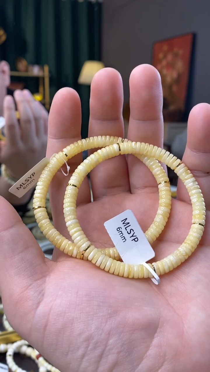 【闪购商品】蜜蜡手串未镶嵌6mm药片多样性发其一