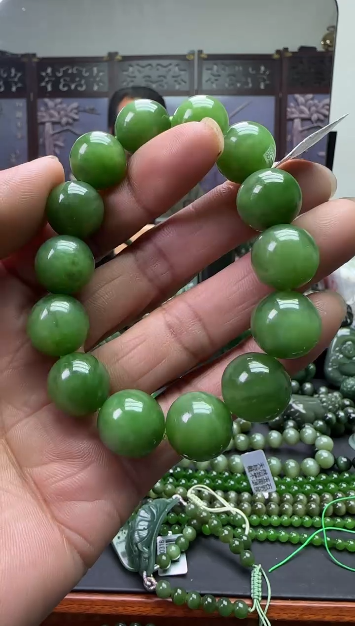 未镶嵌和田玉珠宝奇石手串