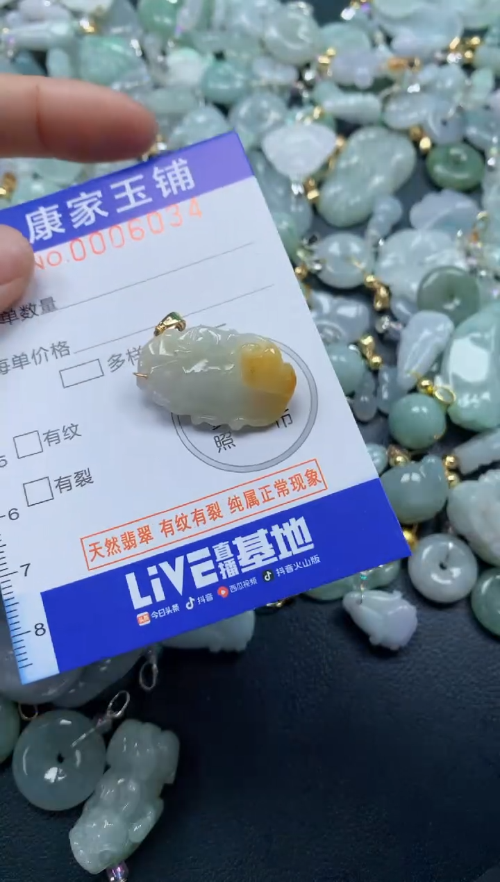 颈饰未镶嵌翡翠6034