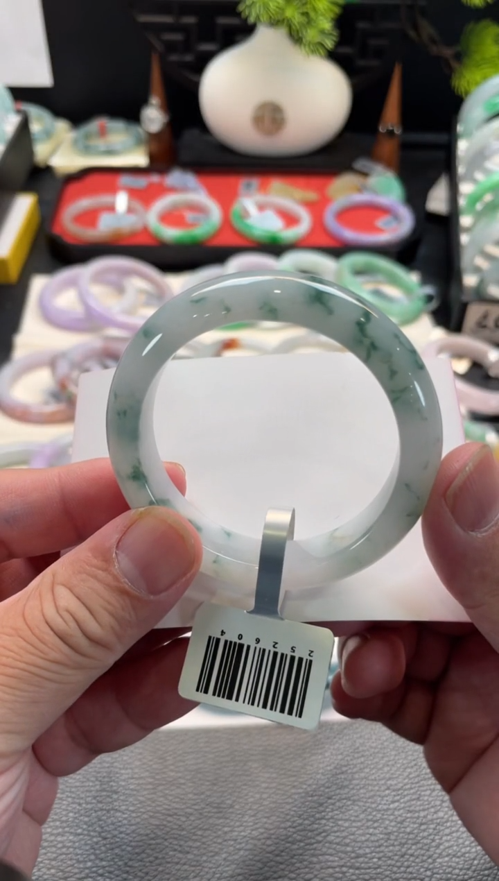 未镶嵌手镯翡翠112号 51.5正圈