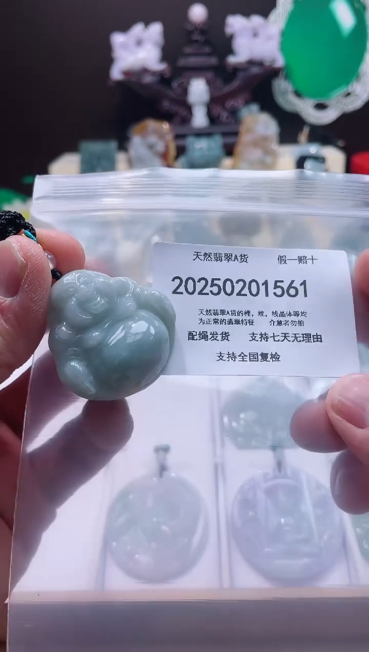 【闪购商品】翡翠颈饰未镶嵌闪购商品8号店20025003008