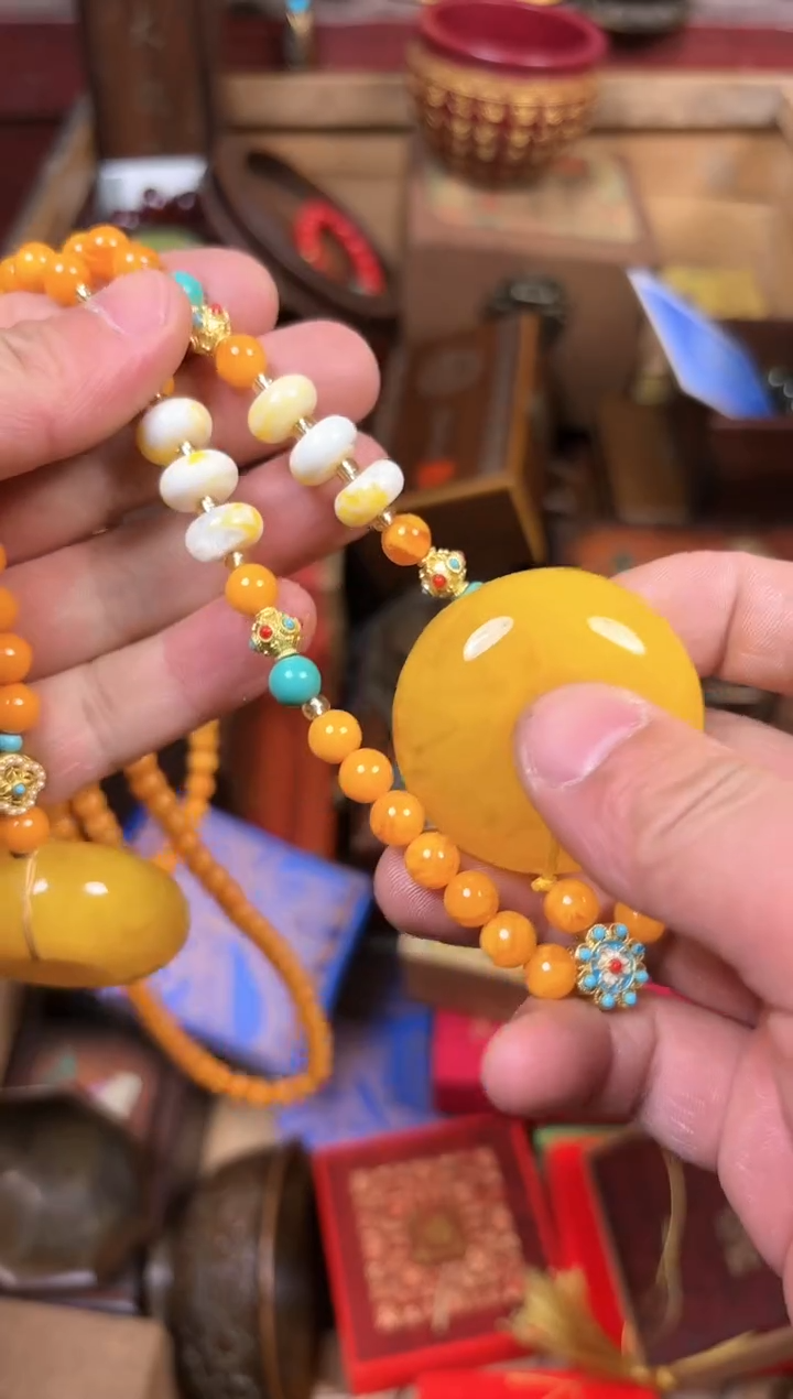 【闪购商品】蜜蜡耳饰未镶嵌----------------