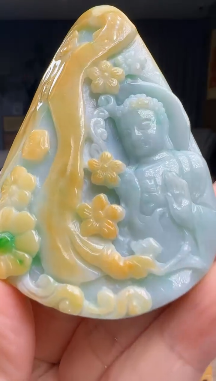 【闪购商品】翡翠颈饰未镶嵌YJ@@960Q3J15589