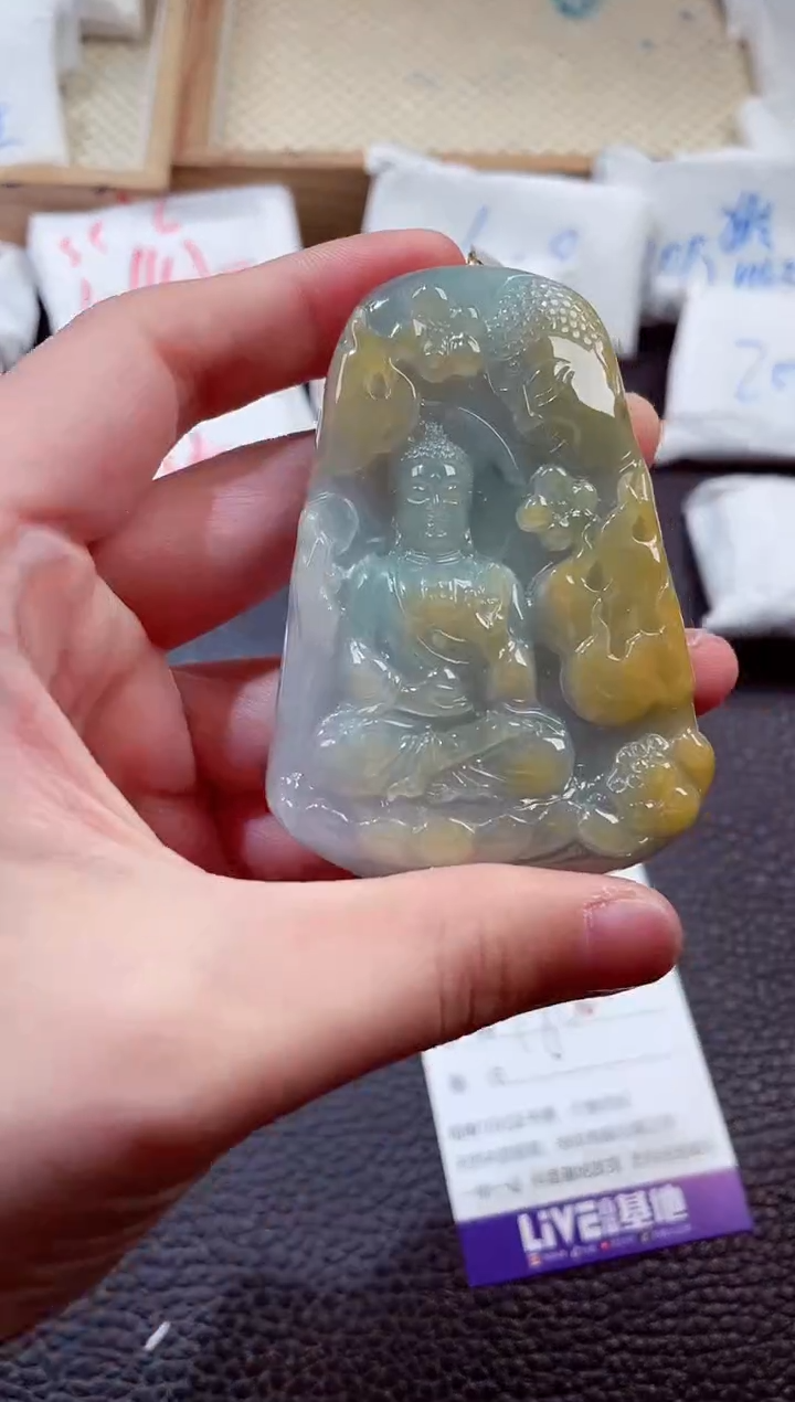 翡翠未镶嵌颈饰00005400阿咪