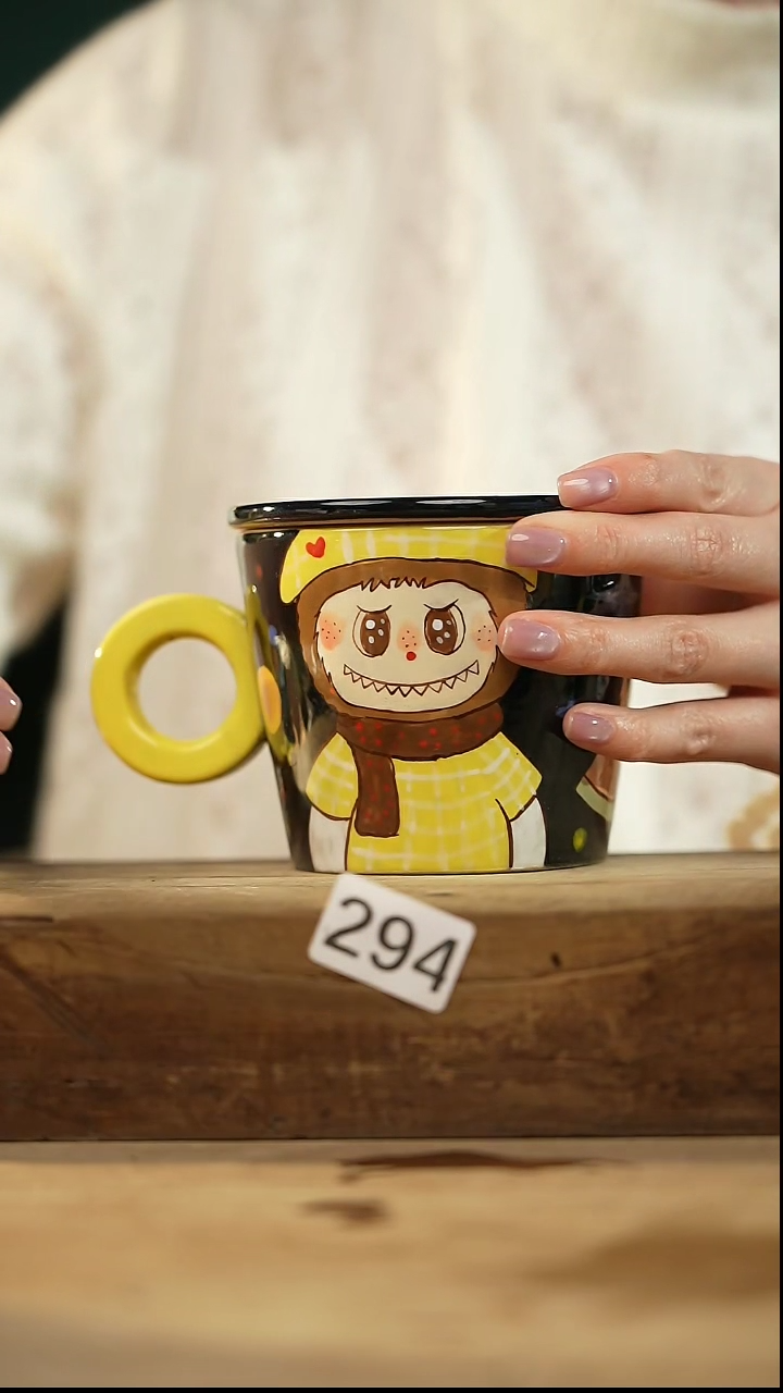 【闪购商品】瓷片新品！设计师款咖啡杯 大辰 阿颜专属