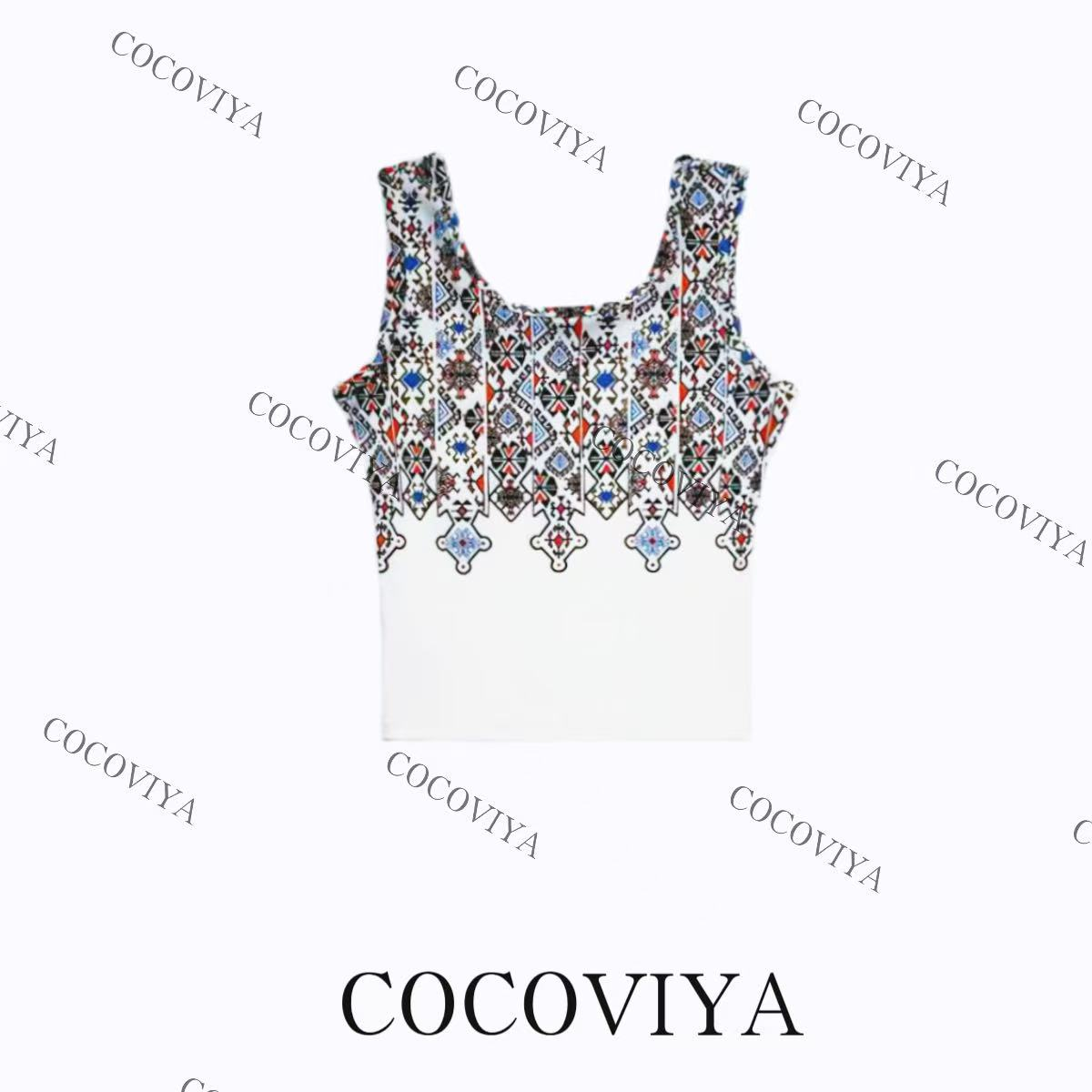 【C】 COCOVIYA绒面背心轻奢潮流设计百搭时尚休闲上衣26C-1017