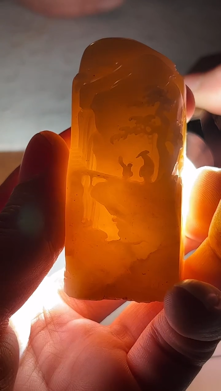 【闪购商品】寿山石印石 篆刻李智野SX44919柴门深处