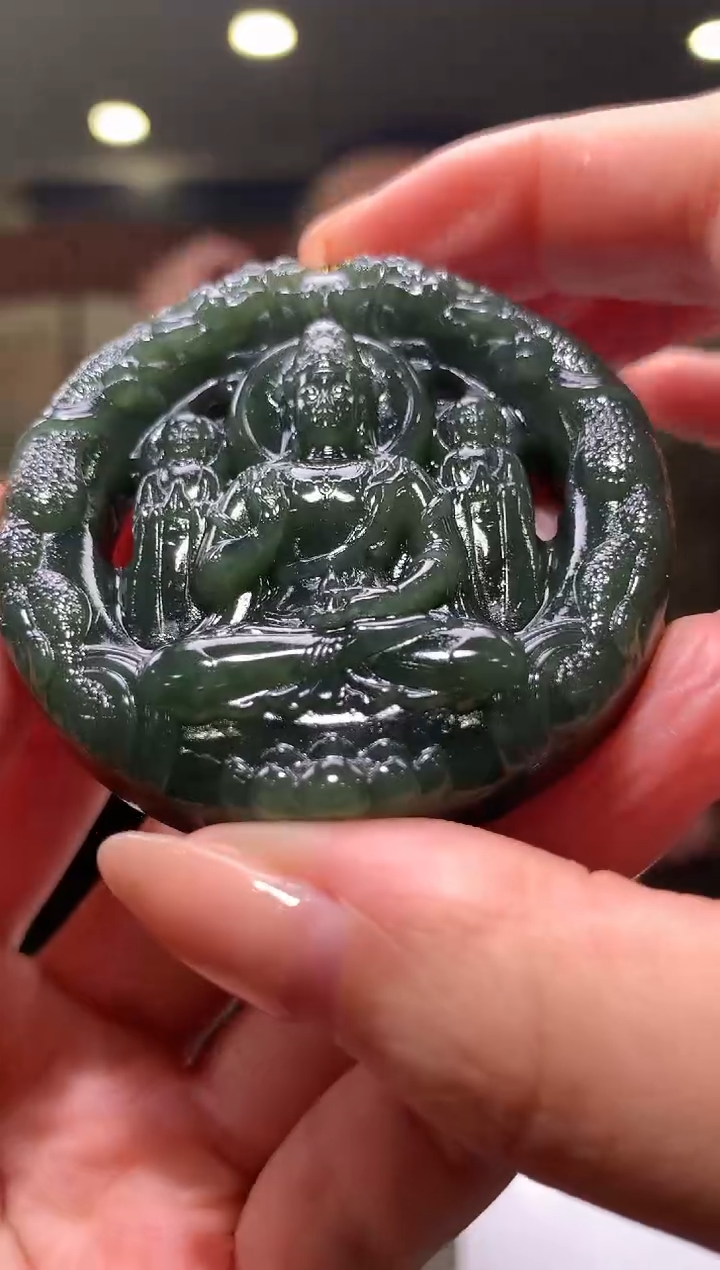 颈饰未镶嵌和田玉120231多样性发一