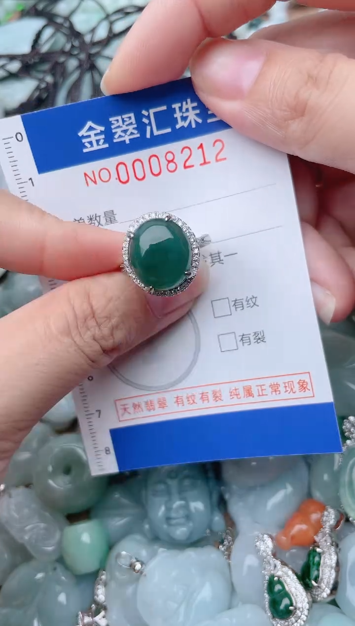 颈饰未镶嵌翡翠8212