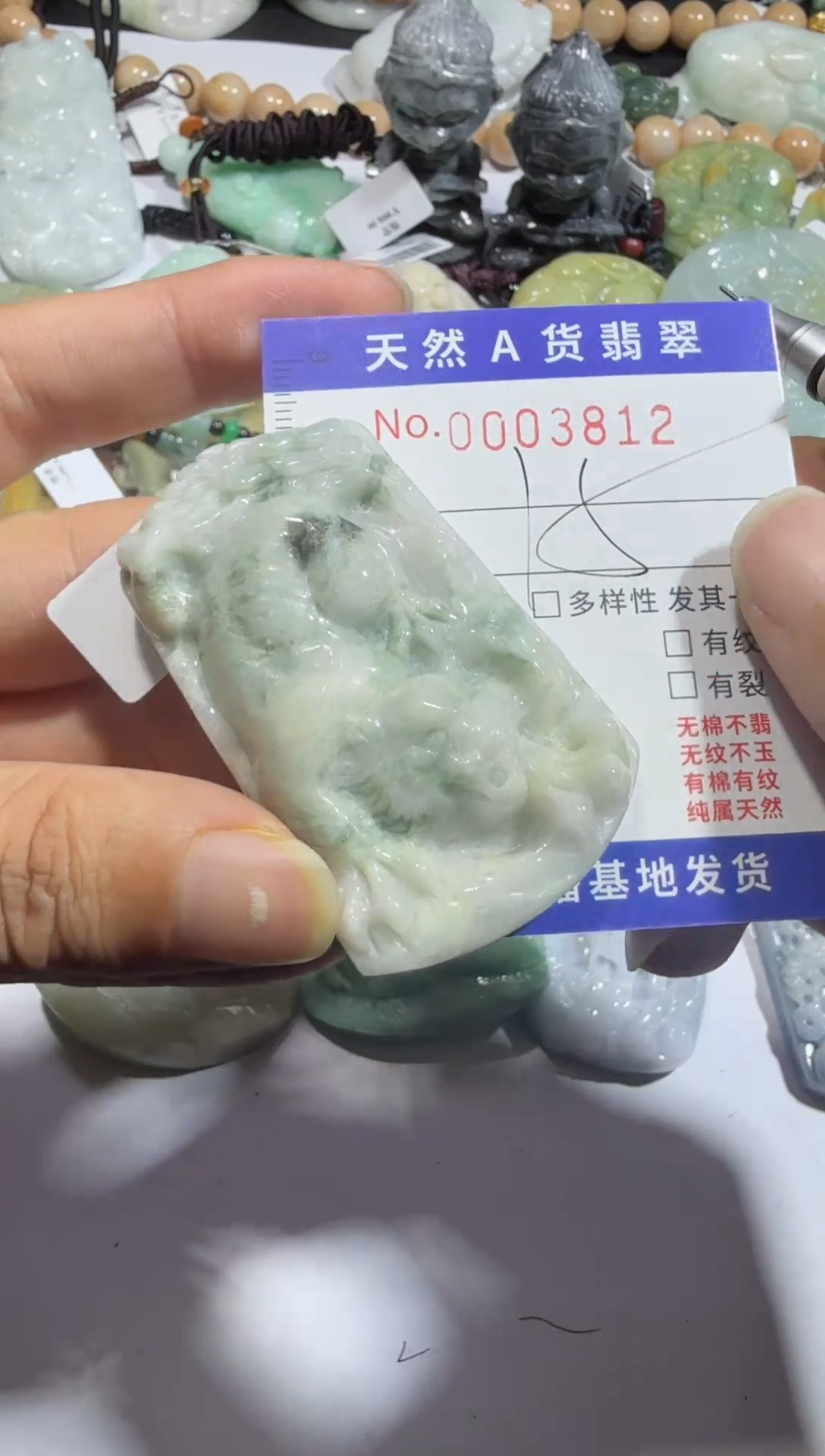 【闪购商品】翡翠颈饰未镶嵌00003812