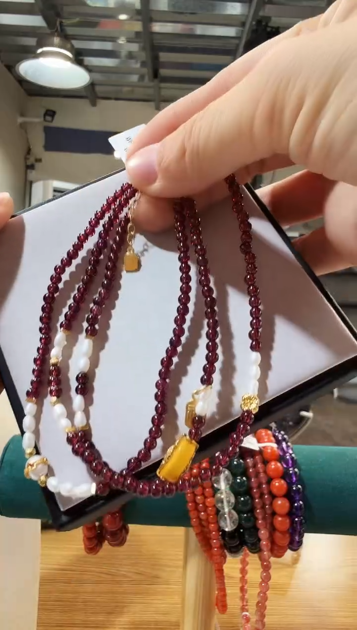 项链未镶嵌石榴石优0088