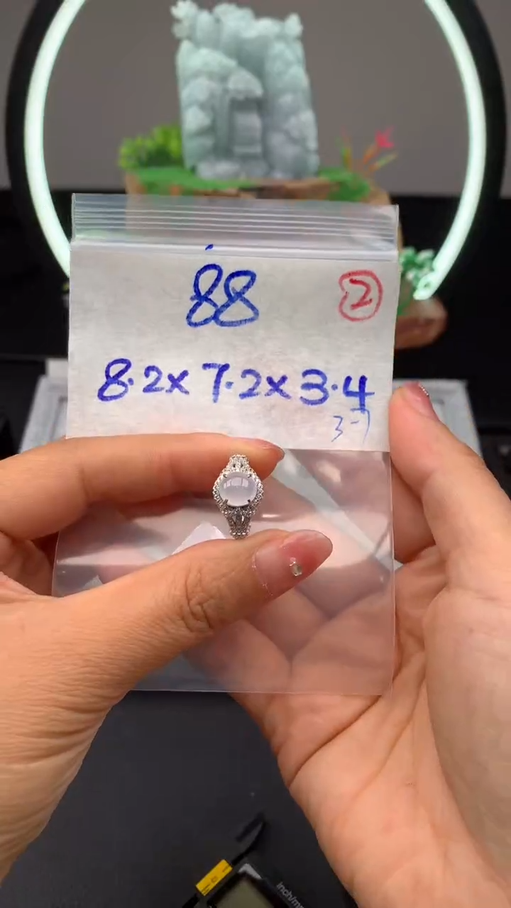 【闪购商品】定制翡翠银S925镶嵌毛货需精细抛光拍一发一