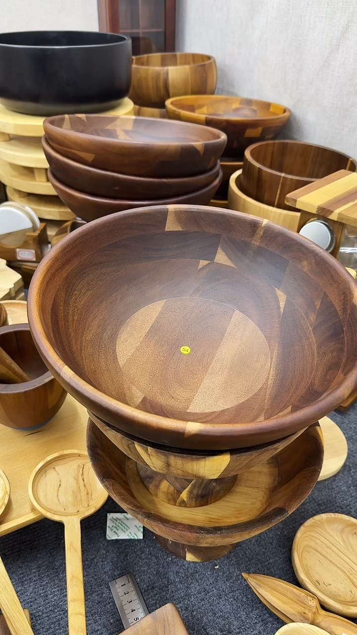 相思木大盆沙拉搅拌盆