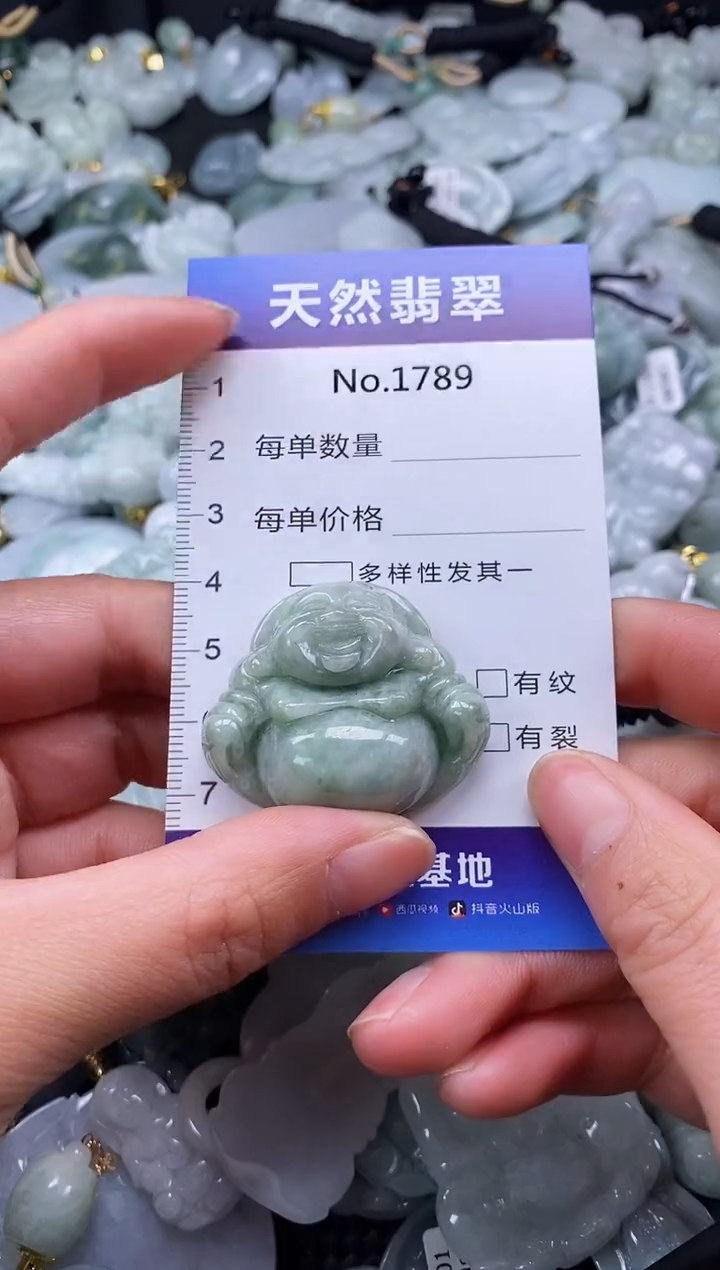 【闪购商品】翡翠颈饰未镶嵌缅甸A货翡翠1789
