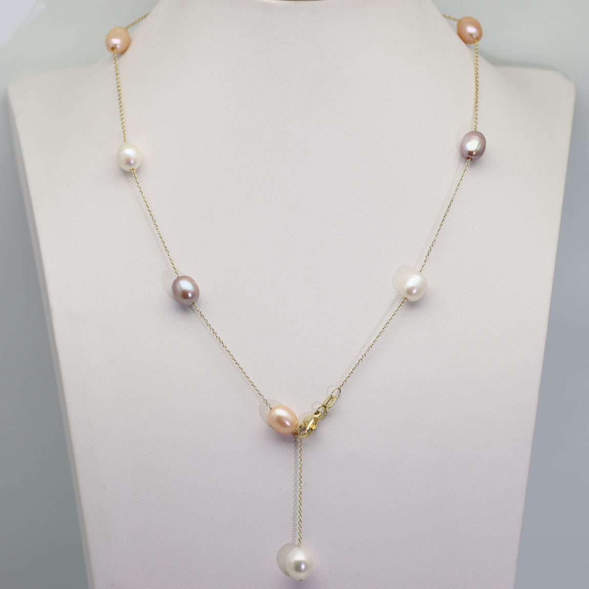 432 彩色满天星珍珠项链