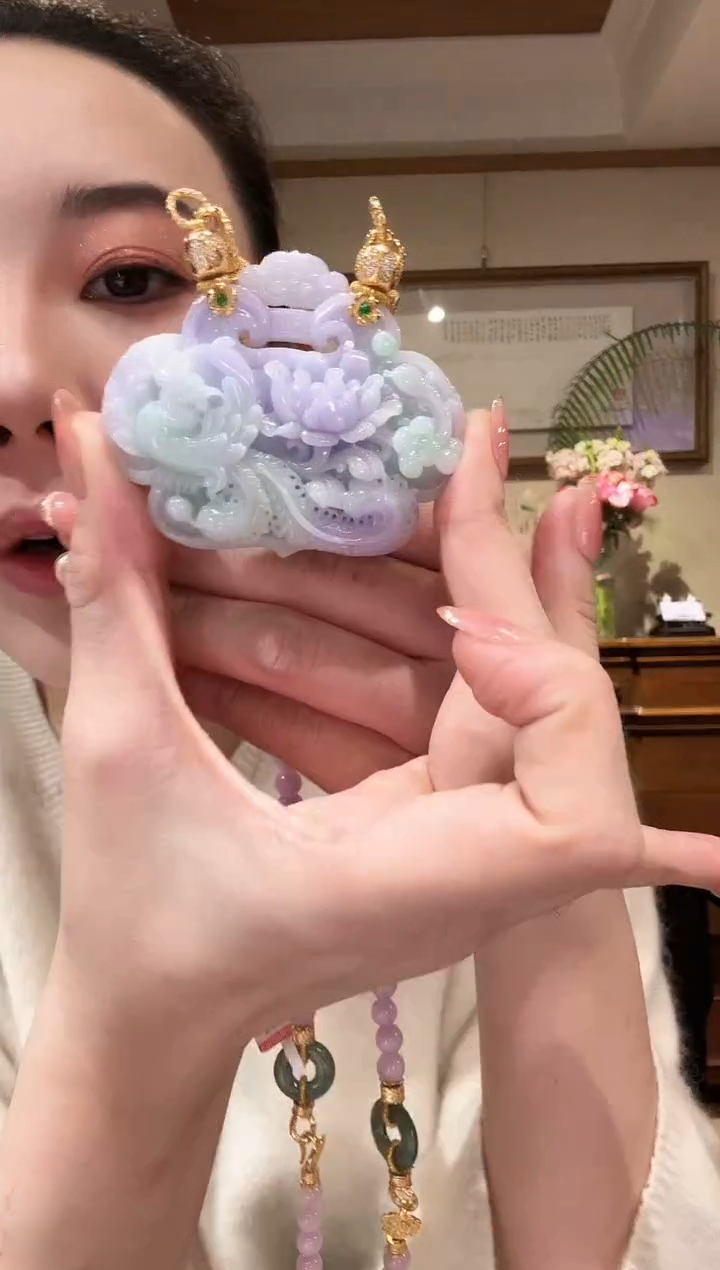 【闪购商品】翡翠颈饰未镶嵌国风