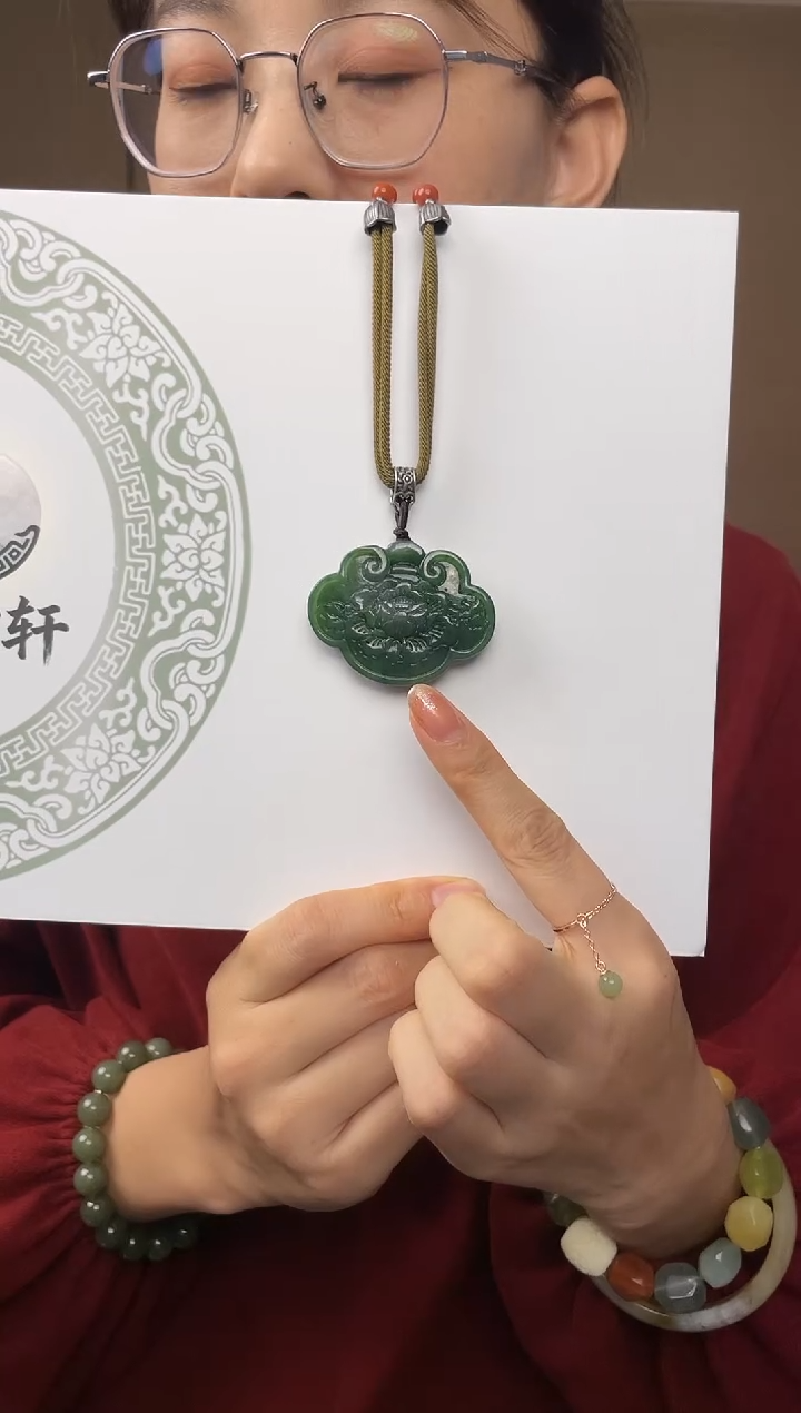 未镶嵌岫玉手链丑*鸭1