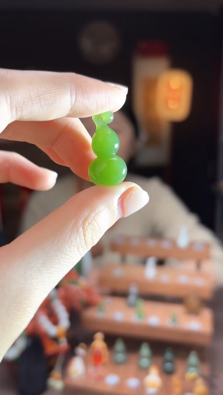 【闪购商品】和田玉W21俄罗斯碧玉福禄未镶嵌-