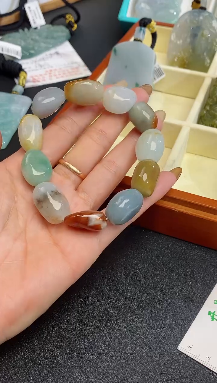 颈饰未镶嵌翡翠缅甸天然A货翡翠