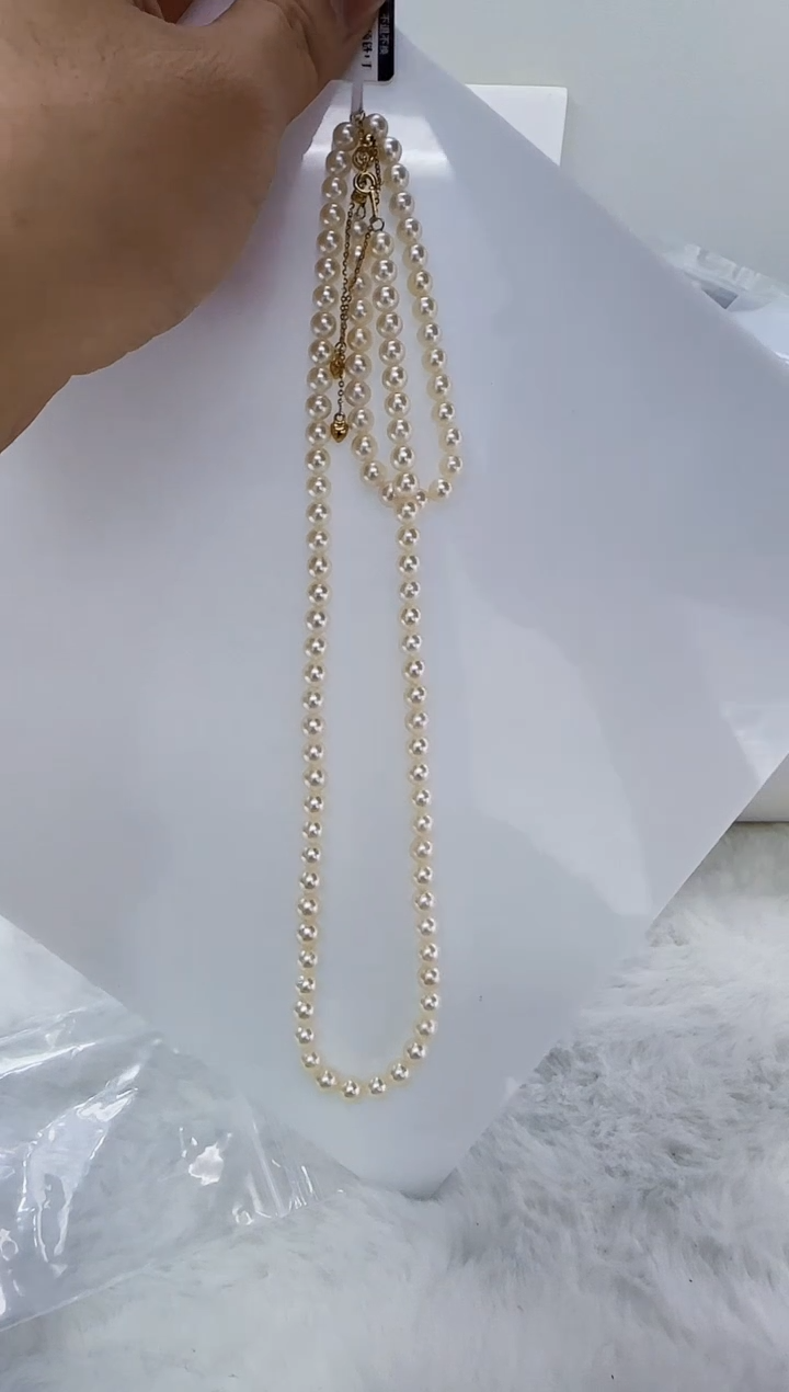 未镶嵌海水珍珠DA海水羽皇金串链+手链 ss199