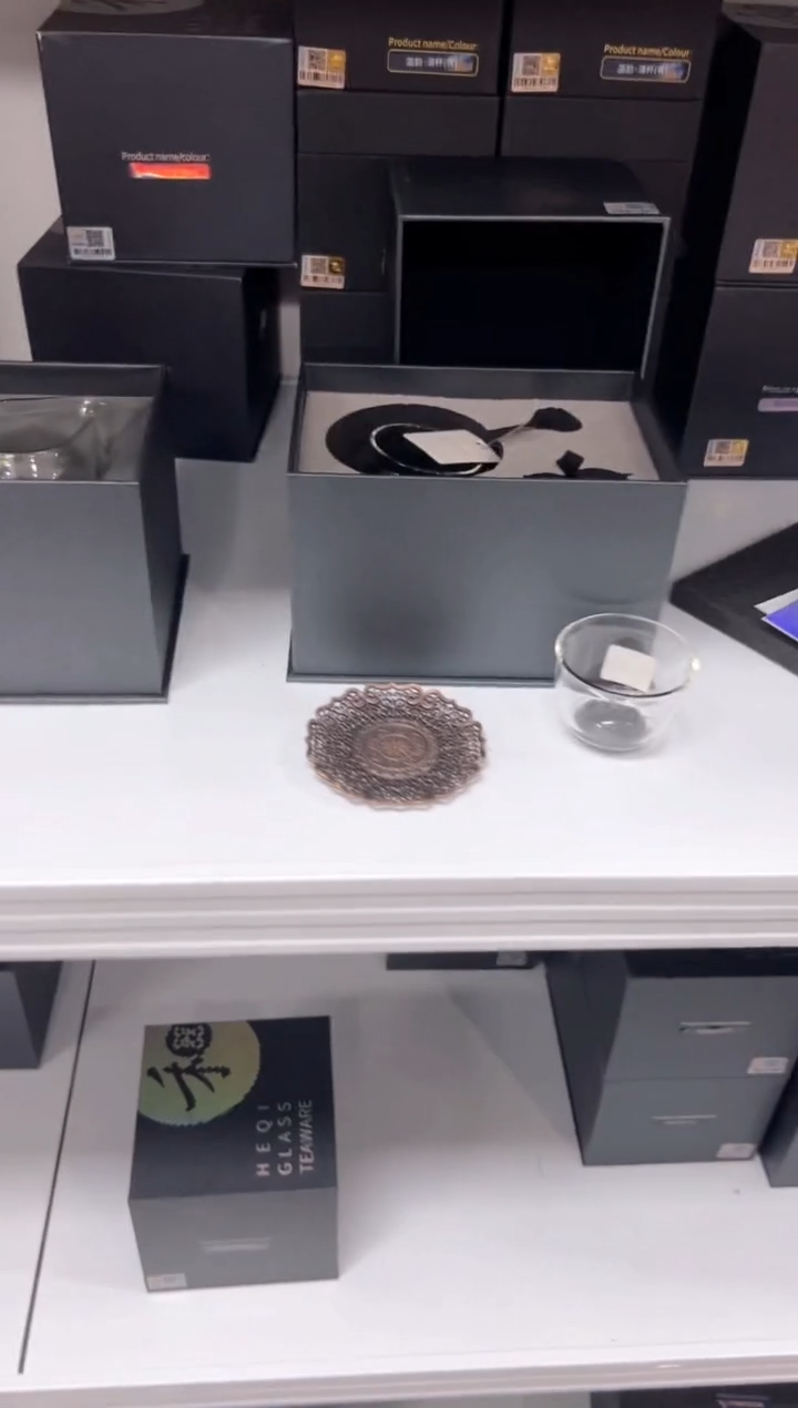 1****6禾器鸿禧壶星空+福容金缸杯星空珠送禾器铜制杯垫一份