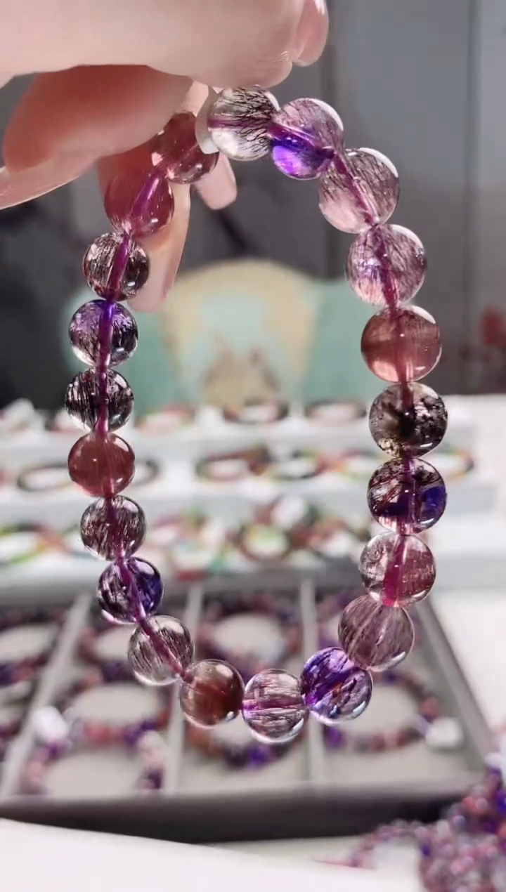 【闪购商品】水晶超七单圈9*未镶嵌多人多样性发其一