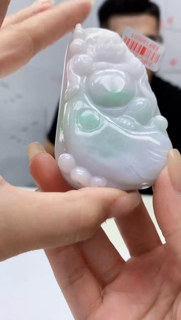 【闪购商品】定制翡翠未镶嵌5157lr-毛货挂件50