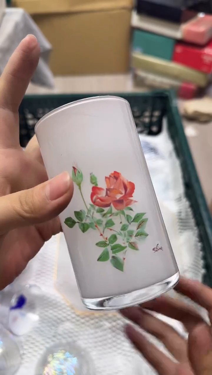 手工艺品玻璃A*猫097