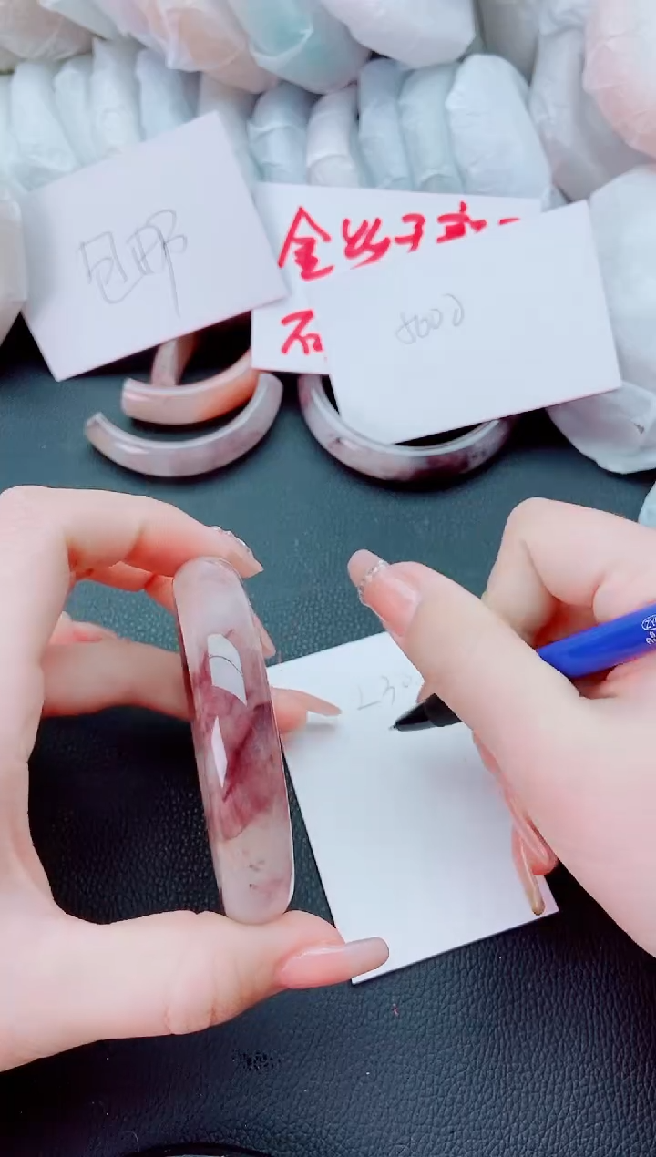 【闪购商品】石英质玉手镯未镶嵌L303-60-61