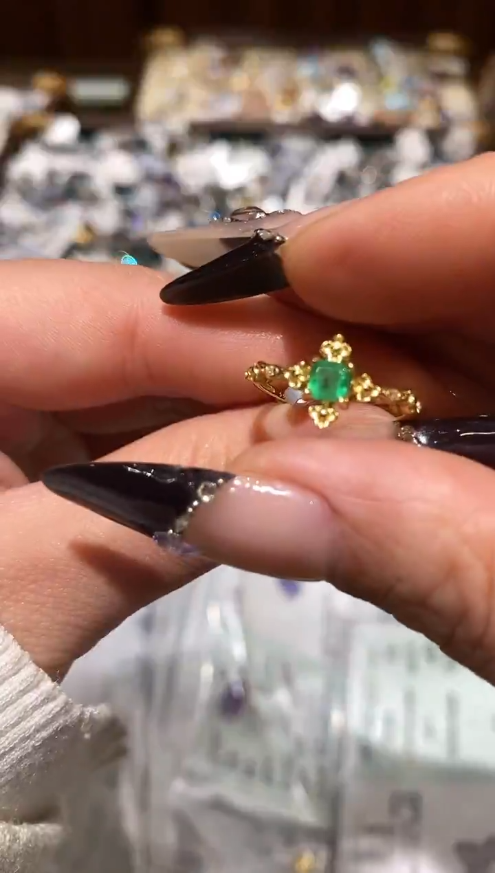 纯铜合金琉璃楚楚珠宝中古甄选不退换