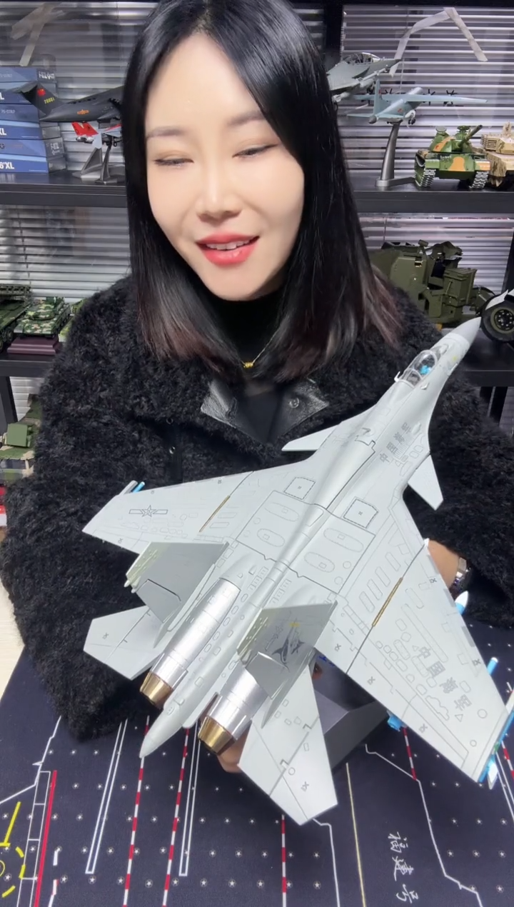 1/48合金飞机模型歼15T