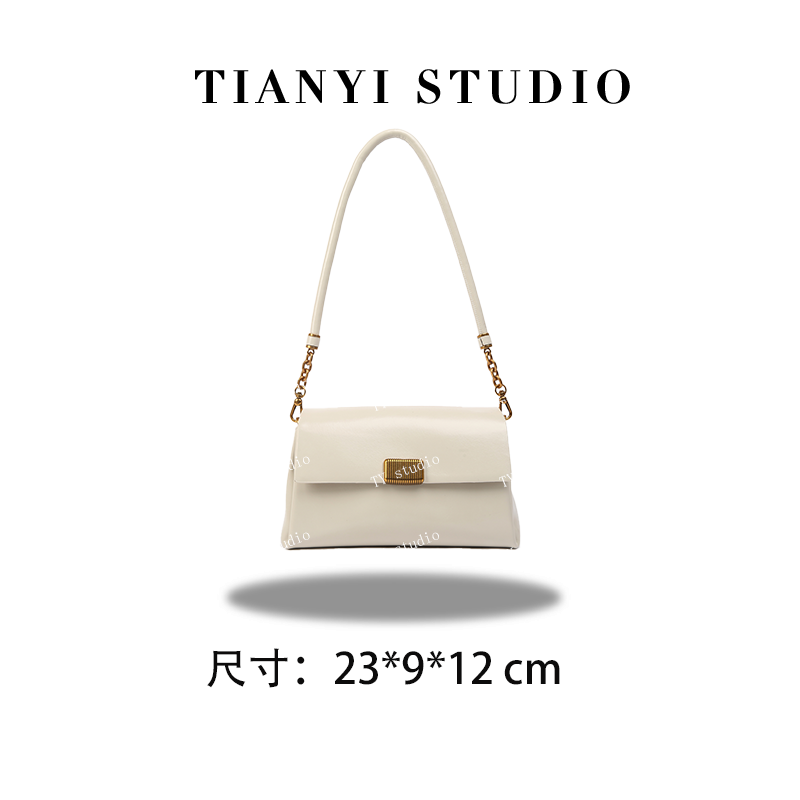 【TY】SKL-G8051-暖米色 轻奢高级韩版单肩潮流时尚简约女包