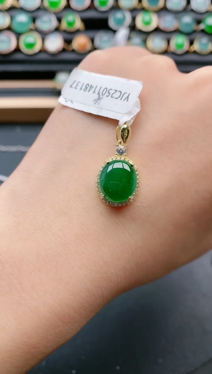 【闪购商品】翡翠戒指银S925镶嵌1111111