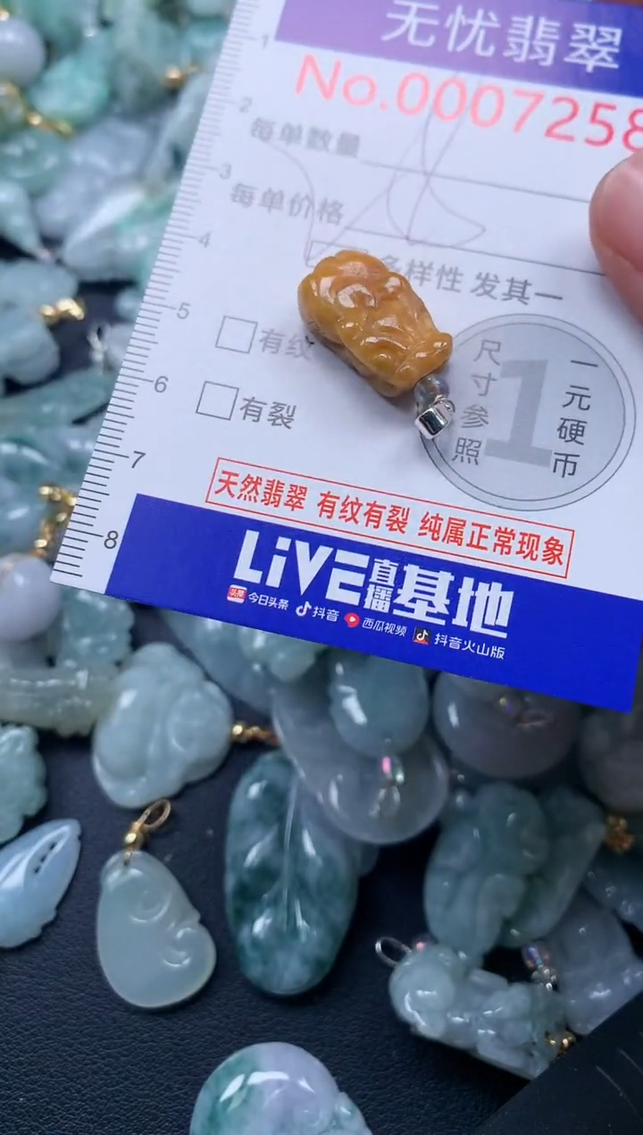 颈饰未镶嵌翡翠7258