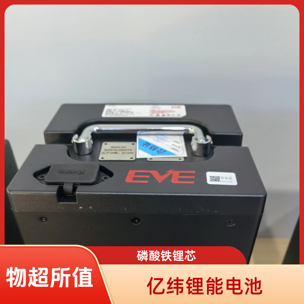 亿纬锂能48V30Ah磷酸铁锂电动车锂电池长续航带蓝牙两轮三轮四轮