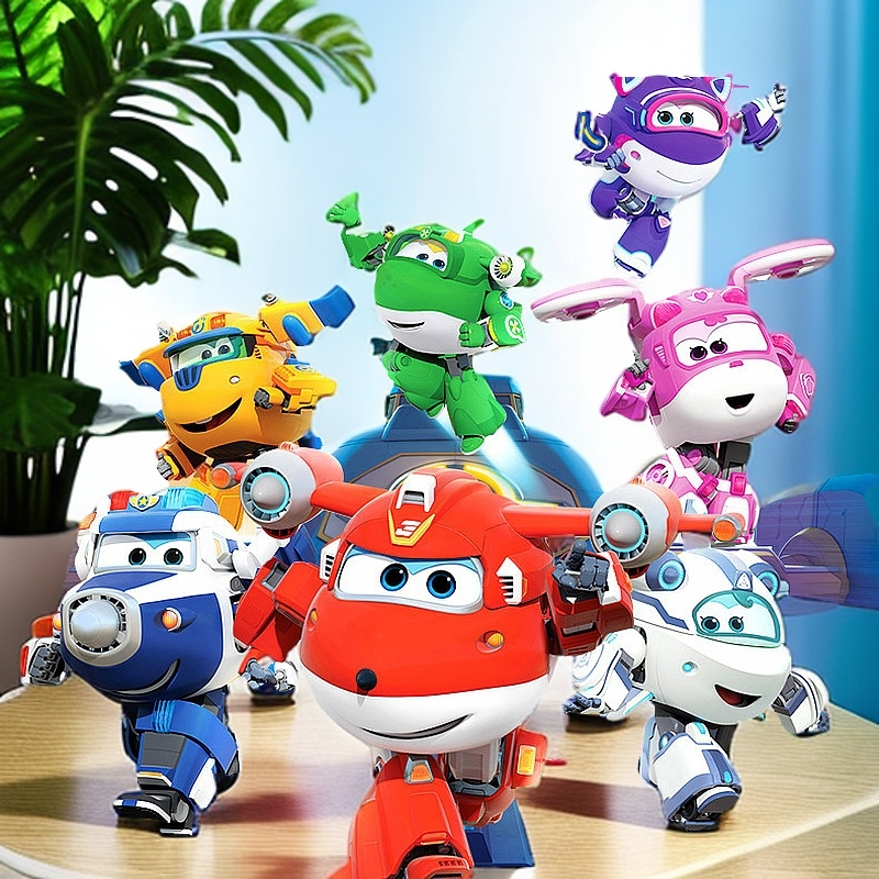 变形超级飞侠装备乐迪小爱多多包警长装备款超级飞侠步变形玩具