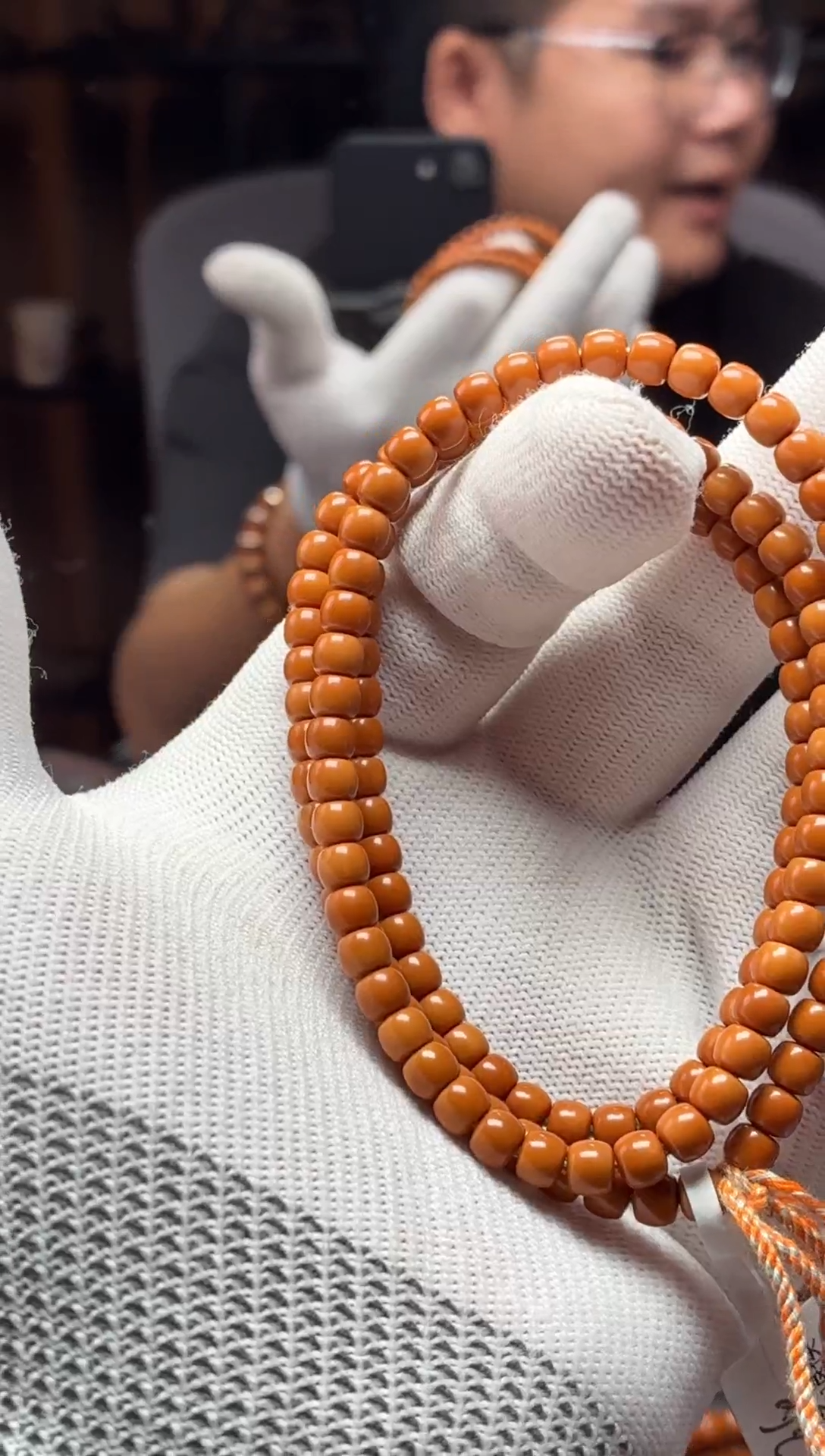 手串/手链橄榄核大*子5.1核尖108