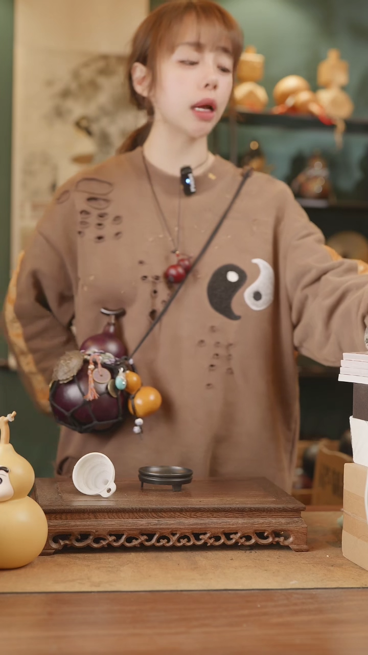 【闪购商品】276号精品天然大漆工艺防渗内胆酒葫芦~