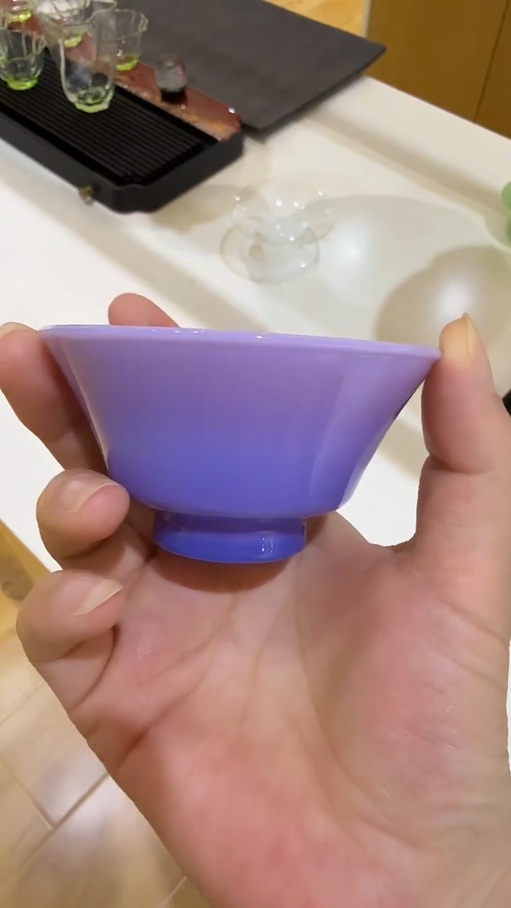 玉见咏露主人杯紫色