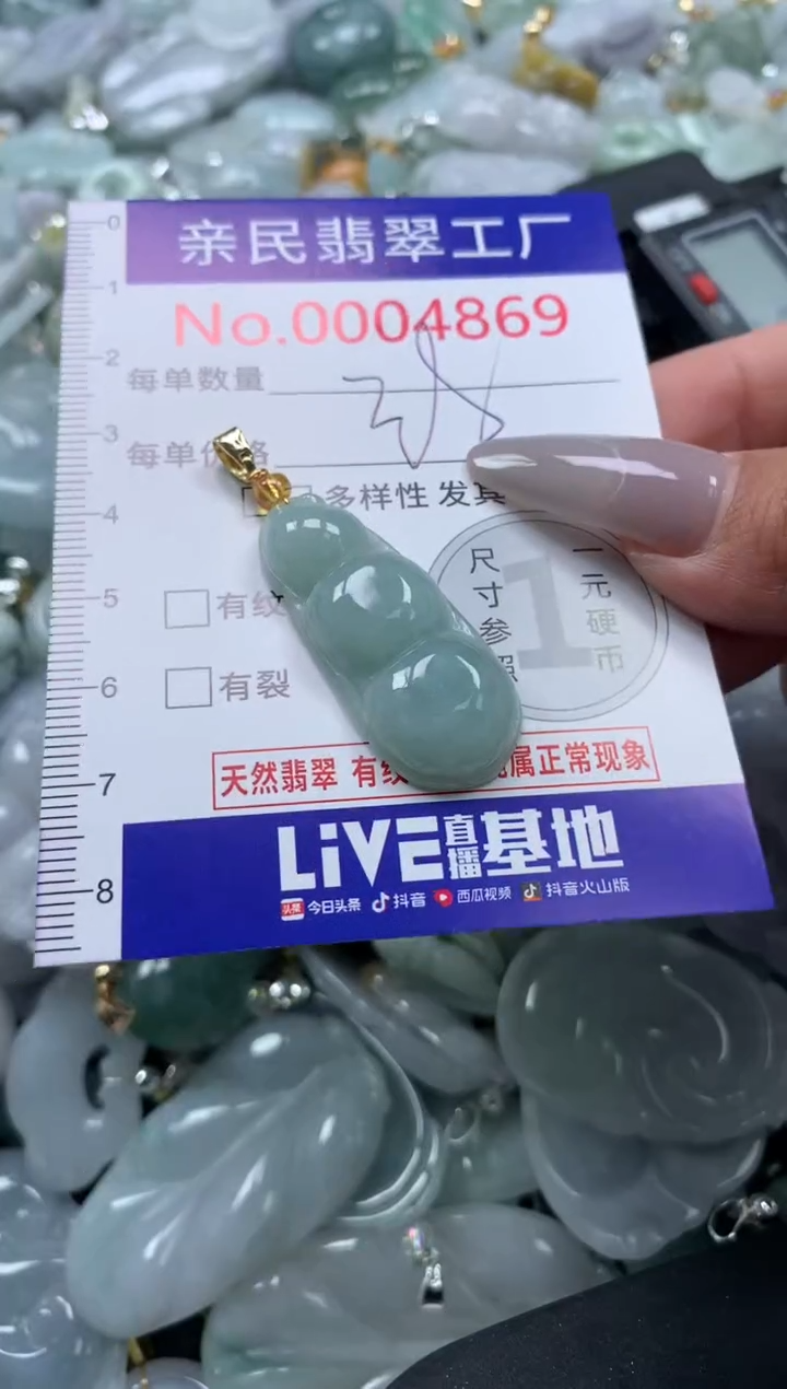 颈饰未镶嵌翡翠4869