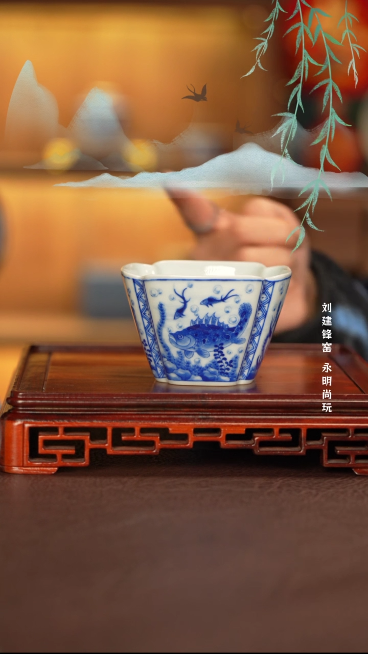 【闪购商品】杯子景德镇手工手绘陶瓷
