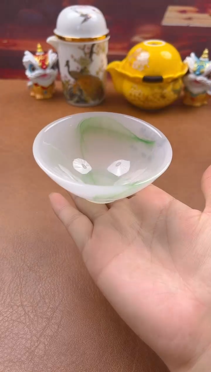 陶瓷茶具摆件旅行套组