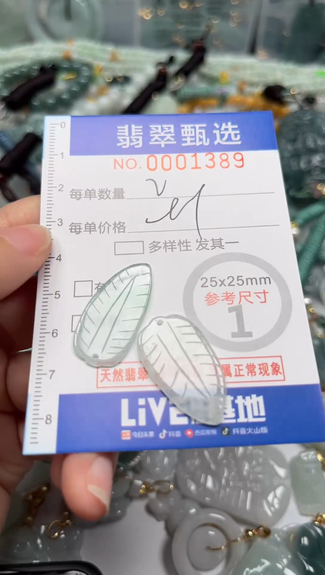 【闪购商品】翡翠颈饰未镶嵌00..1389