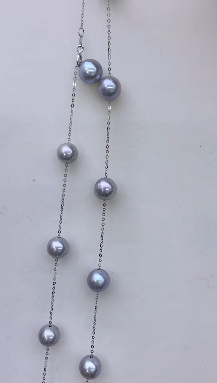 【闪购商品】海水珍珠项链18K金镶嵌30