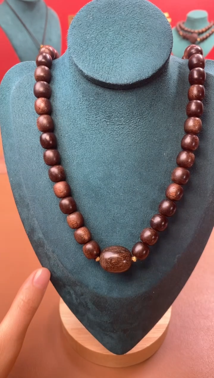 【闪购商品】沉香手串P紫棋玉化10*10老型三圈款