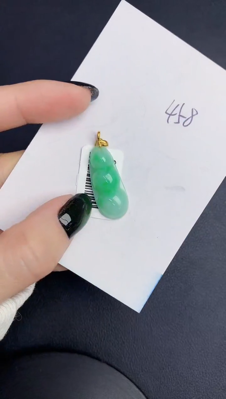 【闪购商品】翡翠颈饰18K金镶嵌00000000000