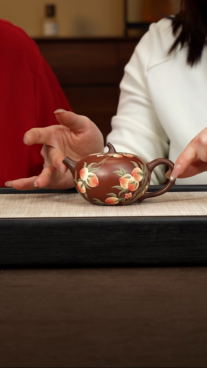 茶壶紫砂【P012】福气满满  宜兴紫砂