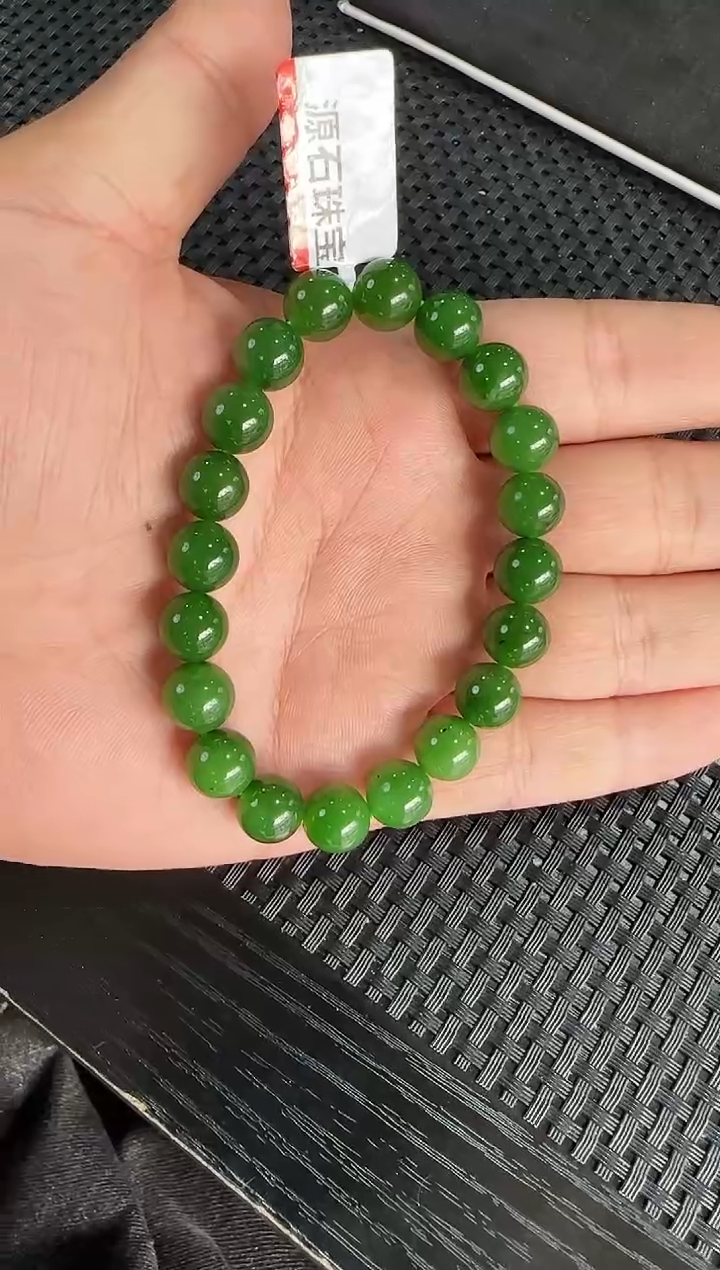 【闪购商品】和田玉（碧玉）手串未镶嵌多样性发一，约10mm