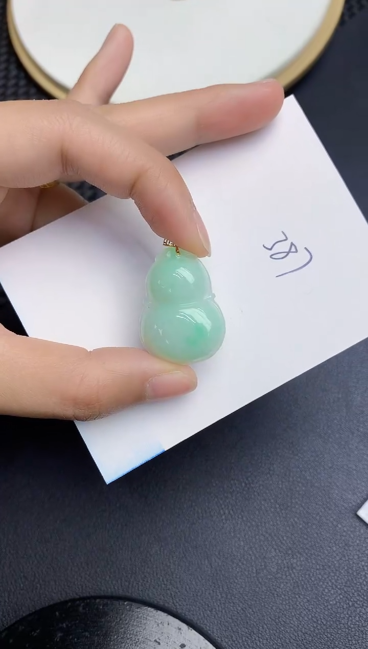 【闪购商品】翡翠颈饰18K金镶嵌000000000